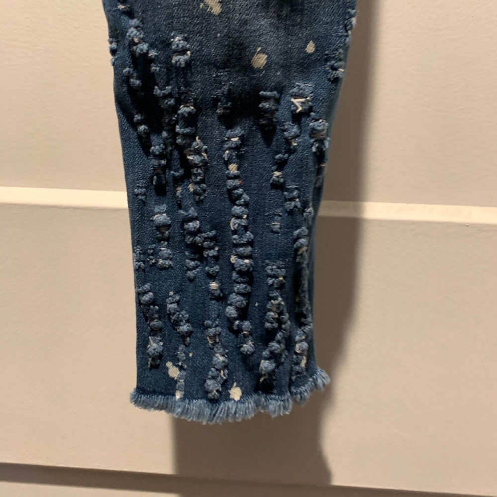 Embellished & Distressed Skinny Jeans - Picture 4 of 6